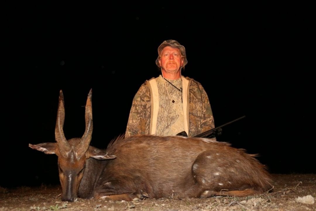 Ron with his Bushbuck