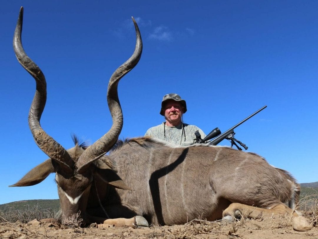 Ron with his Kudu Bull