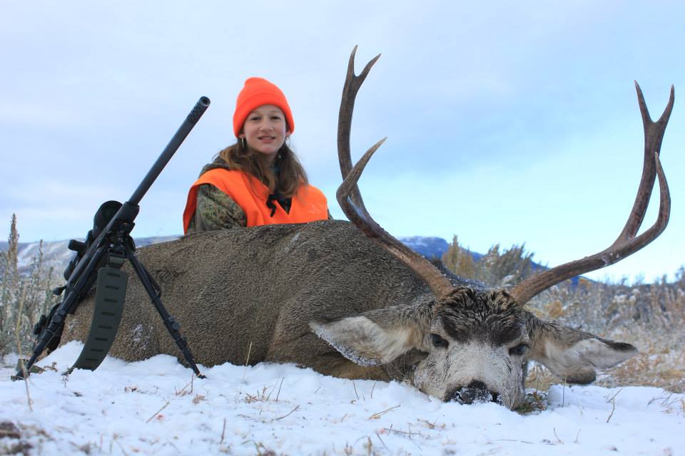 Baylee with her Colorado Mule Deer