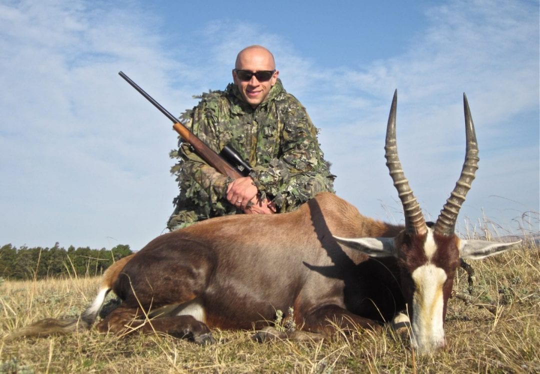Stef with his blesbok